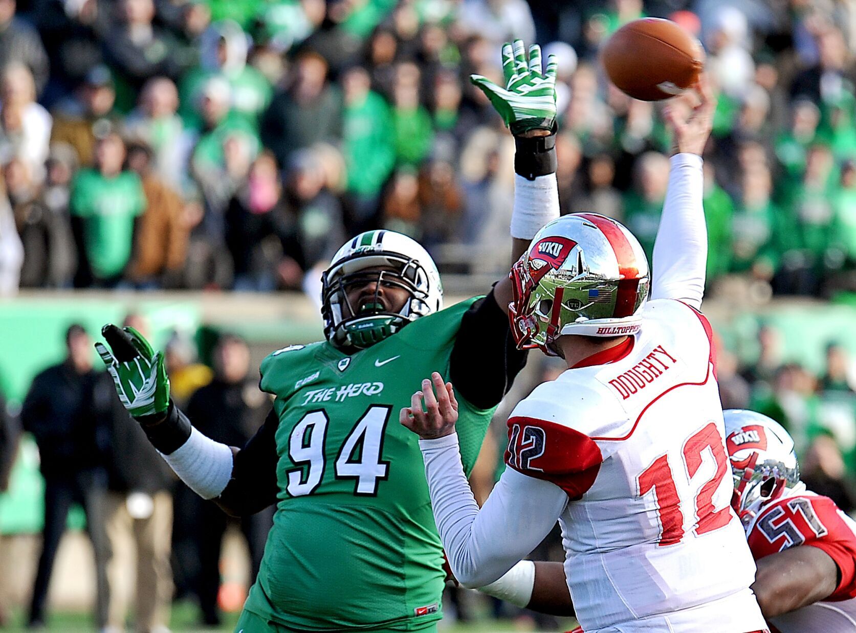 2014: Brandon Doughty throws Conference USA-record eight touchdown passes